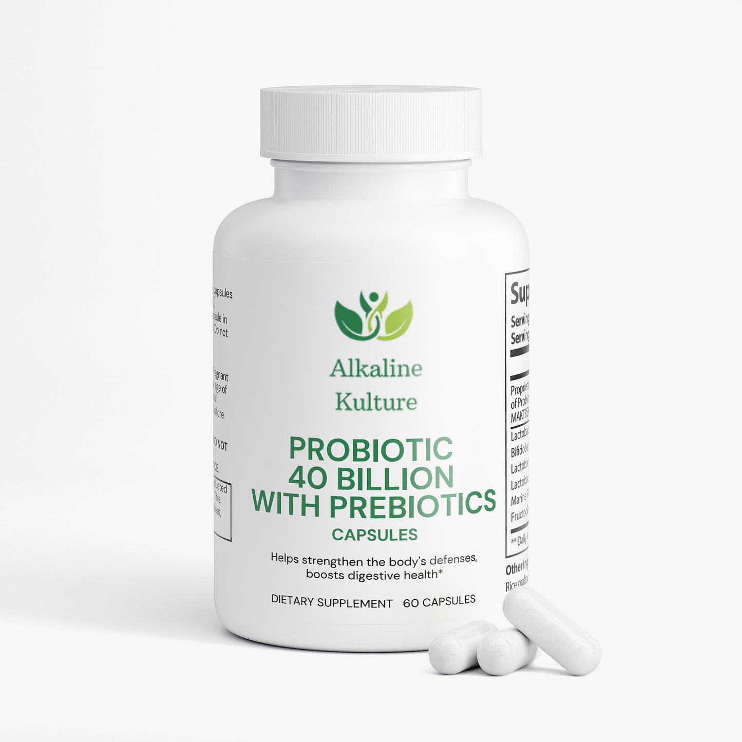 Probiotic 40 Billion with Prebiotics