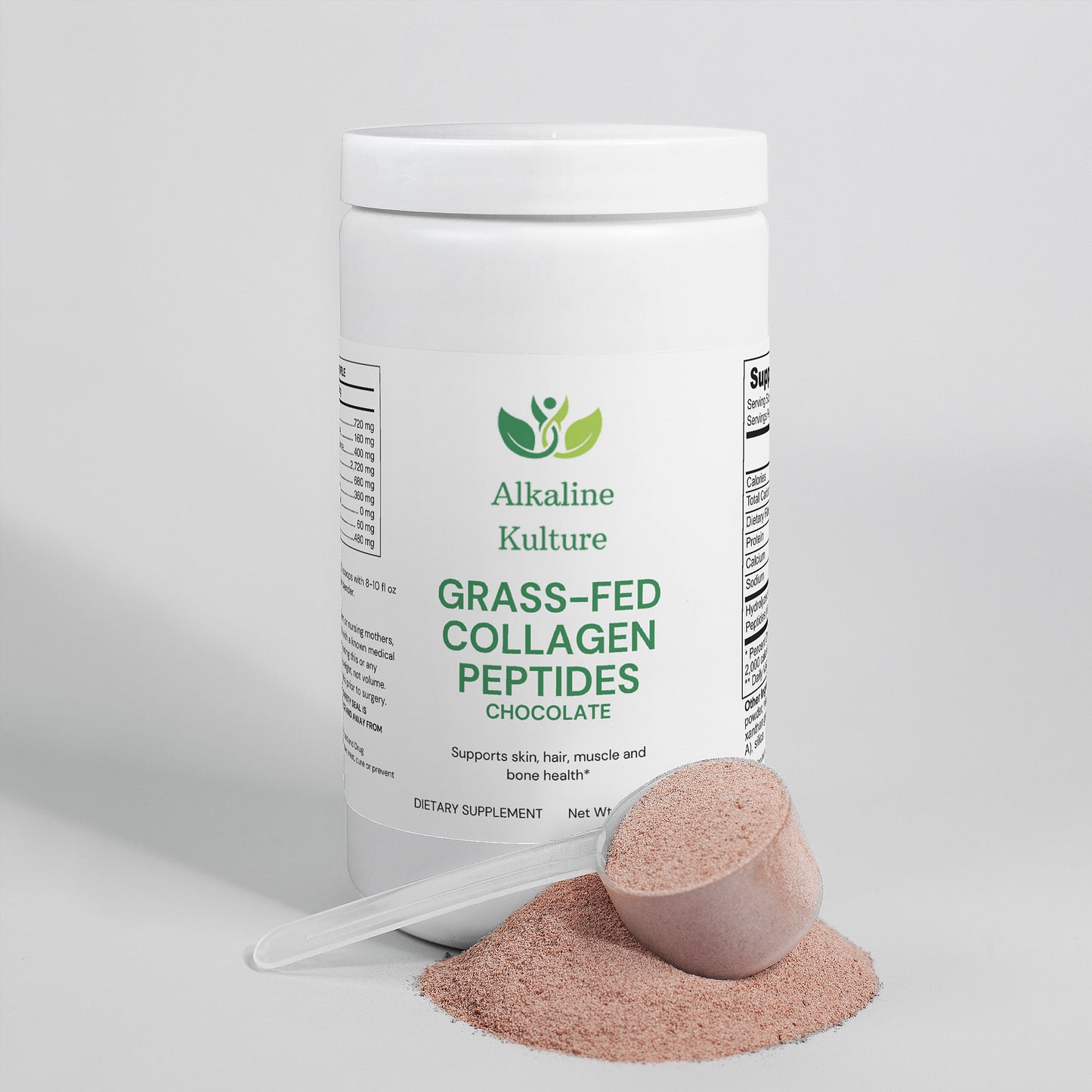 Grass-Fed Collagen Peptides Powder (Chocolate)