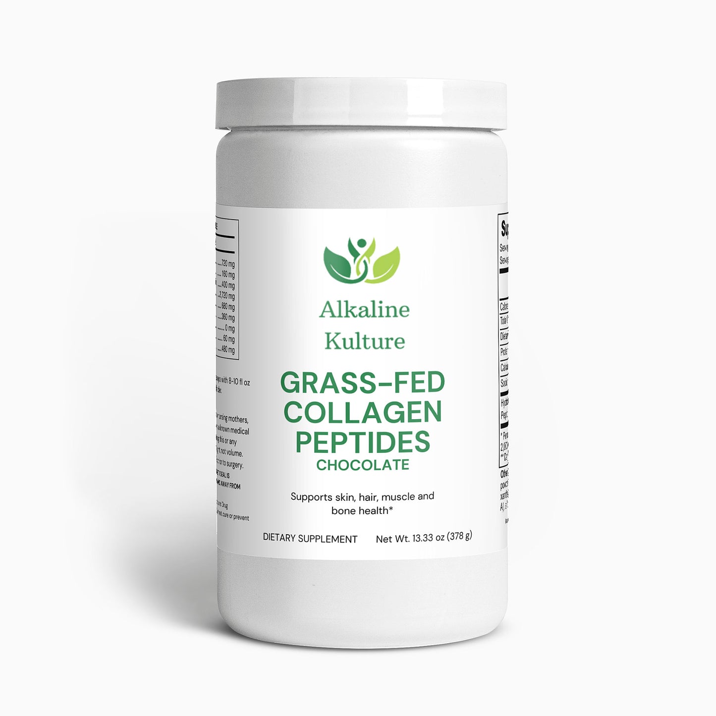 Grass-Fed Collagen Peptides Powder (Chocolate)